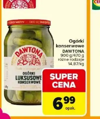 Carrefour Ogórki konserwowe Dawtona oferta