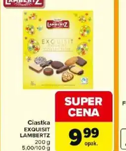 Carrefour Ciastka Exquisit Lambertz oferta