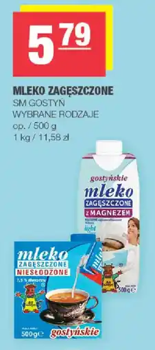 EuroSPAR Mleko zagęszczone sm gostyń oferta
