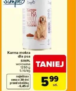 Carrefour Simpl karma mokra dla psa oferta