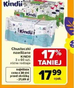 Carrefour Chusteczki nawilżane Kindii oferta