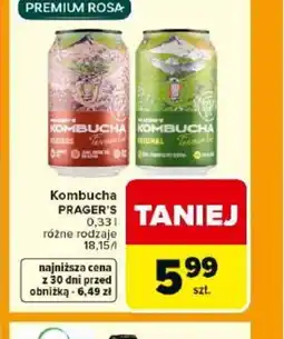 Carrefour Kombucha Prager's oferta
