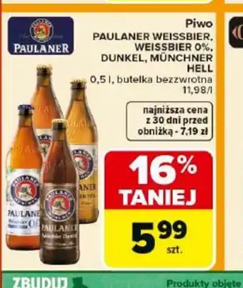 Carrefour Piwo Paulaner oferta