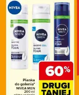 Carrefour Nivea Men pianka do golenia oferta