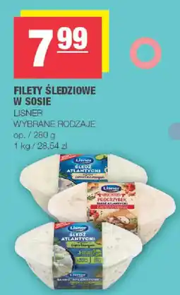 EuroSPAR Filety śledziowe w sosie lisner oferta