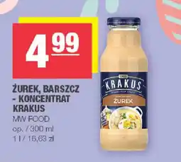 EuroSPAR Żurek, barszcz - koncentrat krakus mw food oferta