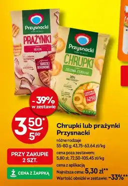 Żabka Chrupki lub prażynki Przysnacki oferta