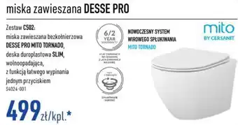 Miska zawieszana desse pro mito by cersanit