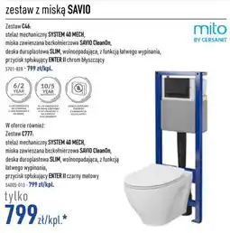Cersanit Zestaw z miską savio mito by cersanit oferta