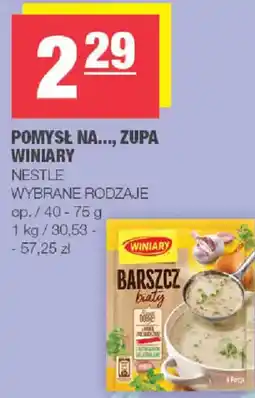 EuroSPAR Pomysł na..., zupa winiary oferta