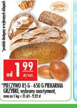 Sklepy Doroty Pieczywo Piekarnia Grzybki oferta