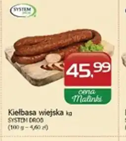 Malinka Market System Drog Kiełbasa wiejska oferta