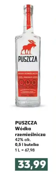 Kaufland Puszcza wódka rzemieślnicza 42% alk. 0,5l oferta