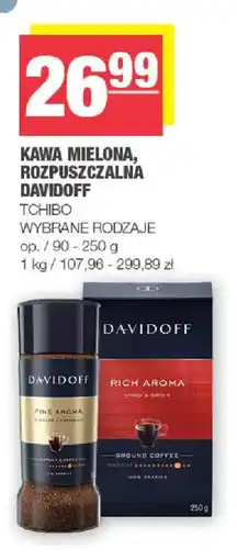 EuroSPAR Kawa mielona, rozpuszczalna davidoff tchibo oferta