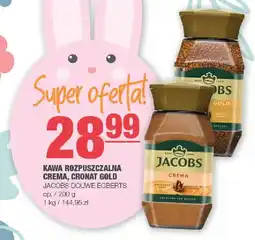 EuroSPAR Kawa rozpuszczalna crema, cronat gold jacobs douwe egberts oferta