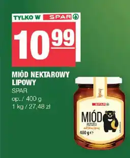 EuroSPAR Miód nektarowy lipowy spar oferta