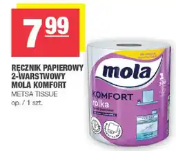 EuroSPAR Ręcznik papierowy 2-warstwowy mola komfort metsa tissue oferta