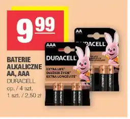 EuroSPAR Baterie alkaliczne aa, aaa duracell oferta