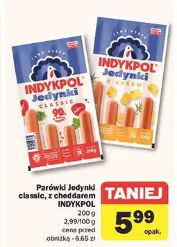 Carrefour Parówki z serem Indykpol Jedynki oferta