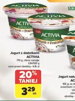 Carrefour Jogurt owoce i ziarna Danone Activia oferta