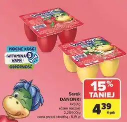 Carrefour Serek wanilia Danone Danonki oferta