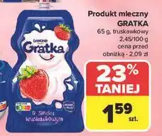 Carrefour Deser truskawka saszetka Danone Gratka oferta