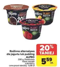 Carrefour Jogurt sojowy truskawka-czerwona porzeczka-malina Alpro Plant Protein oferta