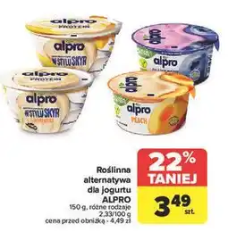 Carrefour Jogurt sojowy jagodowy Alpro oferta