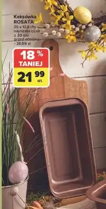 Carrefour Keksówka rosata 25 x 12.8 cm Florina (Florentyna) oferta