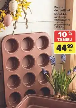 Carrefour Forma na 12 muffinek rosata Florina (Florentyna) oferta