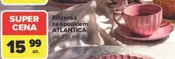 Carrefour Filiżanka ze spodkiem atlantica 250 ml Florina (Florentyna) oferta