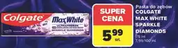 Carrefour Pasta do zębów sparkle diamonds Colgate Max White oferta