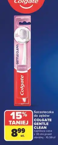 Carrefour Szczoteczka do zębów sensitive soft Colgate Gentle Clean oferta
