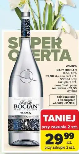 Carrefour Wódka Biały Bocian Vodka oferta