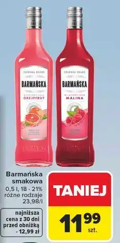 Carrefour Likier 21% Barmańska Malina oferta
