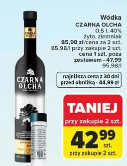Carrefour Wódka Czarna Olcha Żyto oferta