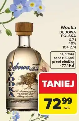 Carrefour Wódka Dębowa Polska oferta