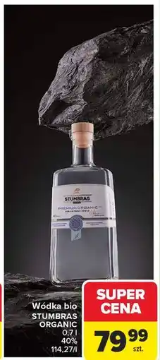 Carrefour Wódka Stumbras Premium Organic oferta