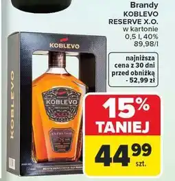 Carrefour Brandy karton Koblevo X.o oferta