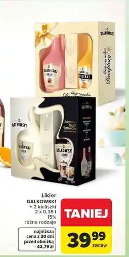 Carrefour Likiery + 2 kieliszki Dalkowski Advocaat oferta