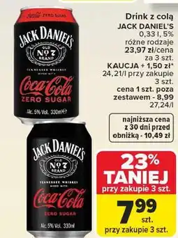 Carrefour Drink Jack Daniel's & Cola Zero oferta