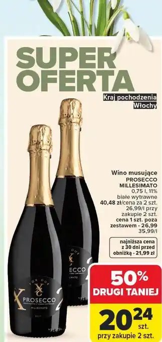 Carrefour Wino Millesimato Prosecco oferta