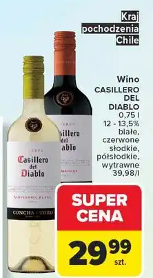 Carrefour Wino Casillero Del Diablo Carmenere oferta