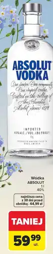 Carrefour Wódka Absolut Vodka oferta