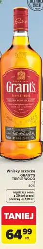Carrefour Whisky Grant's Triple Wood oferta