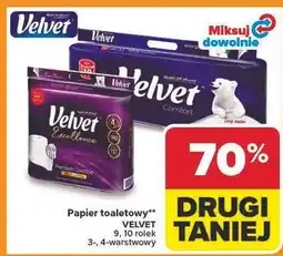 Carrefour Papier toaletowy Velvet Excellence oferta