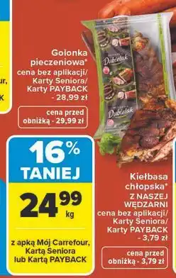 Carrefour Golonka pieczeniowa Dubielak oferta