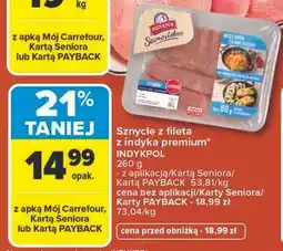 Carrefour Sznycle premium Indykpol Samo Dobro oferta