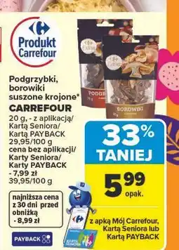 Carrefour Borowiki krojone Carrefour Extra oferta