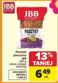 Carrefour Pasztet pieczony Jbb Bałdyga oferta